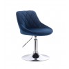 High Chair - Blue Velour BFHC1053 Bella Furniture Ireland