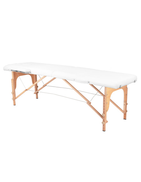 BALANCE wooden folding Massage bed 2 segment white