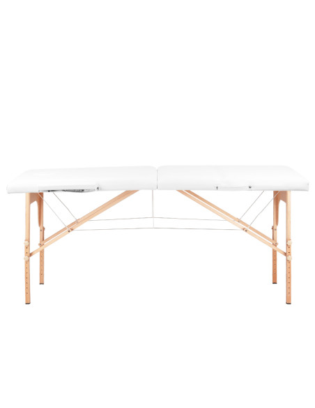 BALANCE wooden folding Massage bed 2 segment white