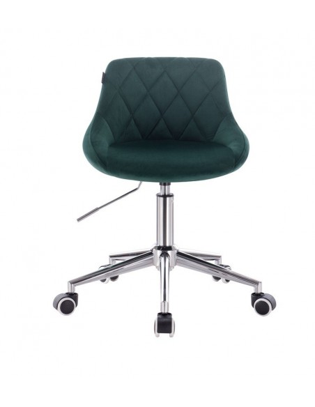 Chair On Wheels - Green Velour BFHC1053W Bella Furniture Ireland