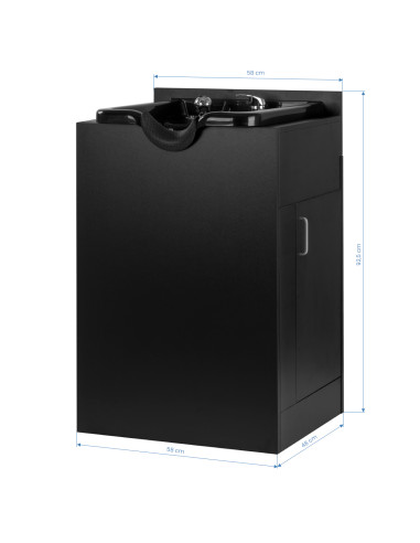 Gabbiano barber station for Salon washbasin 5023