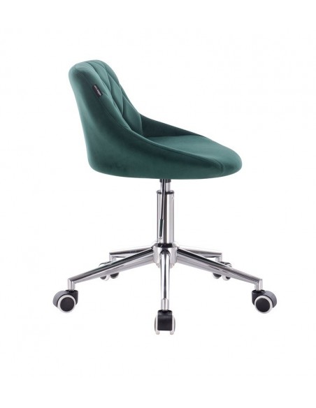 Chair On Wheels - Green Velour BFHC1053W Bella Furniture Ireland