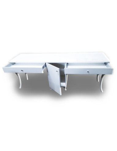 two station nail desk, beauty salon furniture ireland