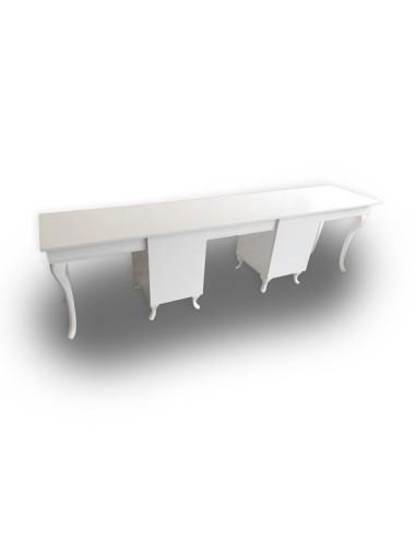 ULISSE Three Station Nail Desk - Bella Diamond Collection