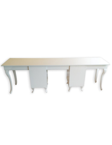 ULISSE Three Station Nail Desk - Bella Diamond Collection