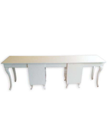 ULISSE Three Station Nail Desk - Bella Diamond Collection