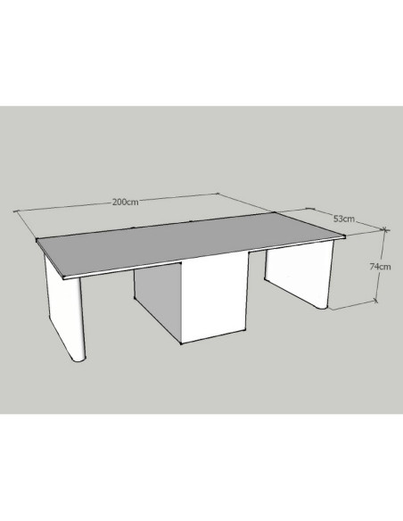 TORINO Two Station Nail Desk – Bella Diamond Collection