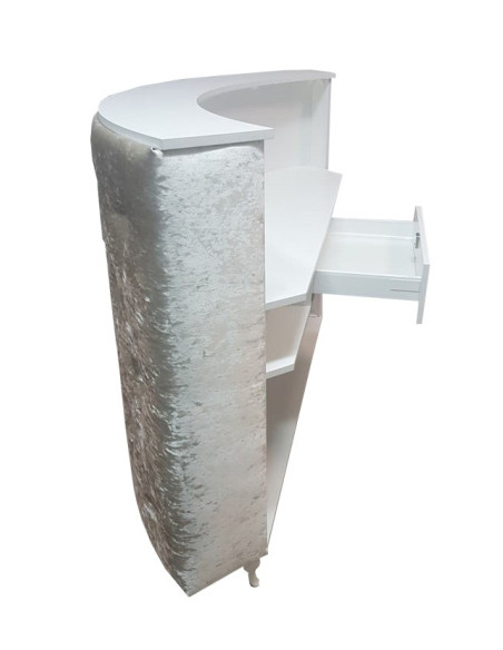MARMO Salon Reception Desk – Bella Diamond Collection