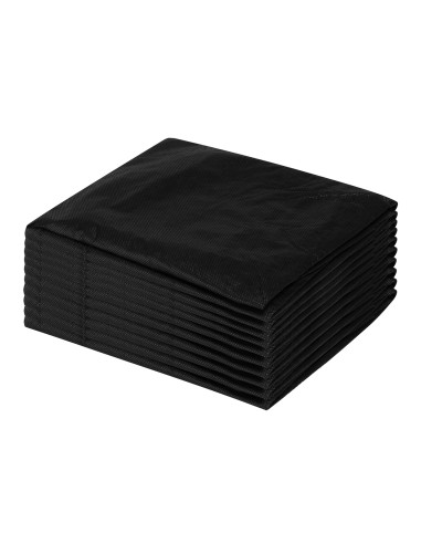 Disposable chair cover with elastic band, 10 pcs. Black