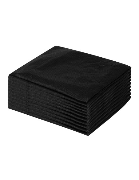 Disposable chair cover with elastic band, 10 pcs. Black