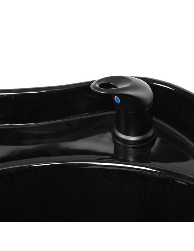 Gabbiano Salon washbasin unit Sylvia black