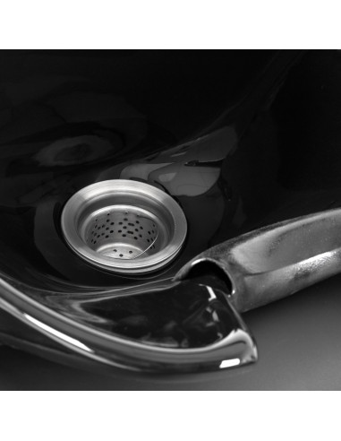 Gabbiano Salon washbasin unit Carmen black