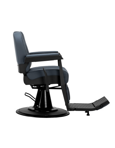 Gabbiano barber chair Bruno with black frame Graphite