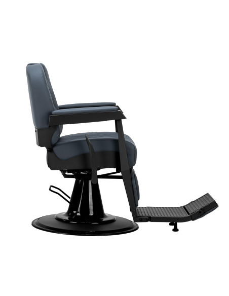Gabbiano barber chair Bruno with black frame Graphite