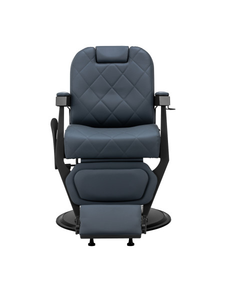 Gabbiano barber chair Bruno with black frame Graphite