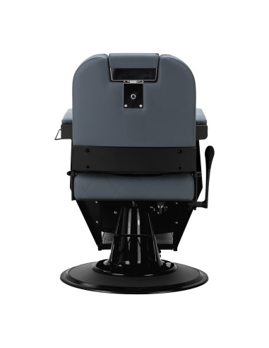 Gabbiano barber chair Bruno with black frame Graphite