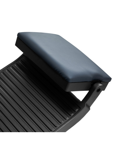 Gabbiano barber chair Bruno with black frame Graphite