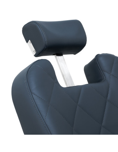 Gabbiano barber chair Bruno with black frame Graphite