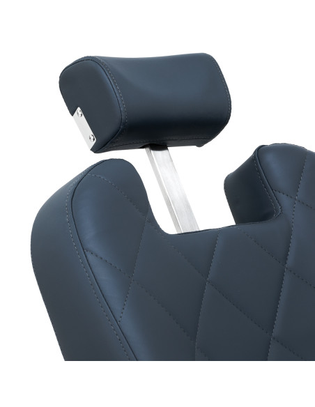 Gabbiano barber chair Bruno with black frame Graphite