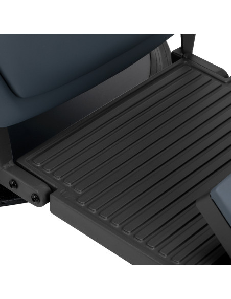 Gabbiano barber chair Bruno with black frame Graphite