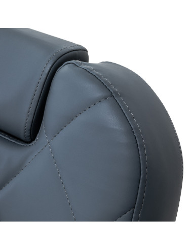 Gabbiano barber chair Bruno with black frame Graphite