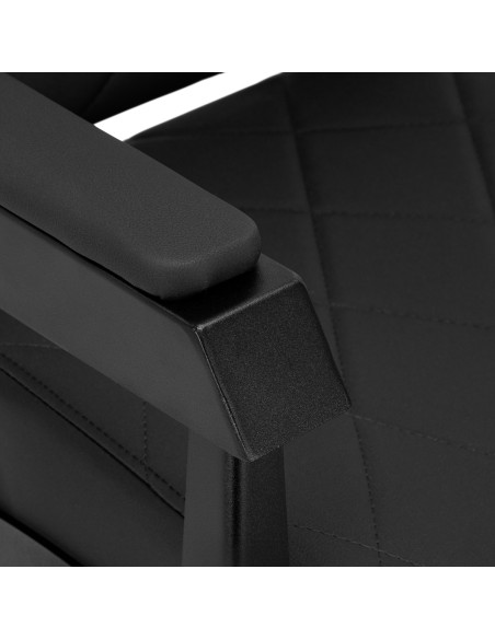 Gabbiano barber chair Bruno with black frame Black