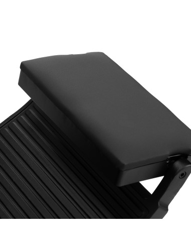 Gabbiano barber chair Bruno with black frame Black