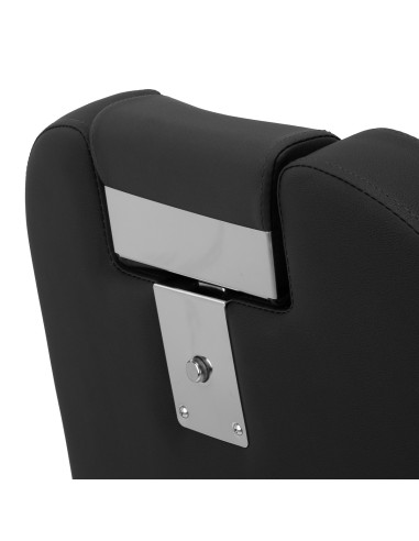 Gabbiano barber chair Bruno with black frame Black