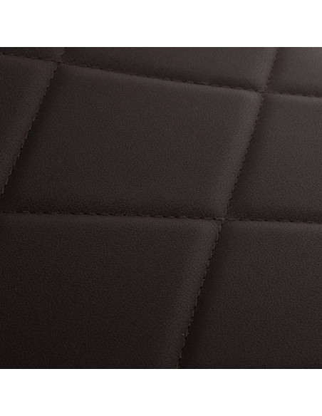 Gabbiano barber chair Bruno with black frame Brown