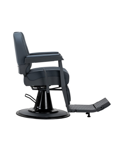 Gabbiano barber chair Bruno with graphite frame Graphite