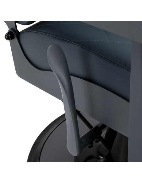 Gabbiano barber chair Bruno with graphite frame Graphite
