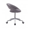 Chair On Wheels - Tweed Grey BFHR104W Bella Furniture Ireland