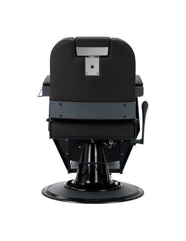 Gabbiano barber chair Bruno with graphite frame Black