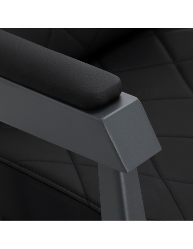 Gabbiano barber chair Bruno with graphite frame Black