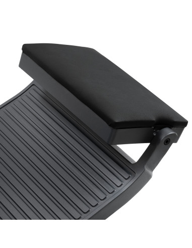 Gabbiano barber chair Bruno with graphite frame Black