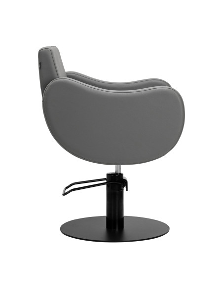 Gabbiano Styling chair Sewilla Gray black base