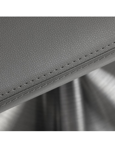 Gabbiano Styling chair Sewilla Gray INOX base
