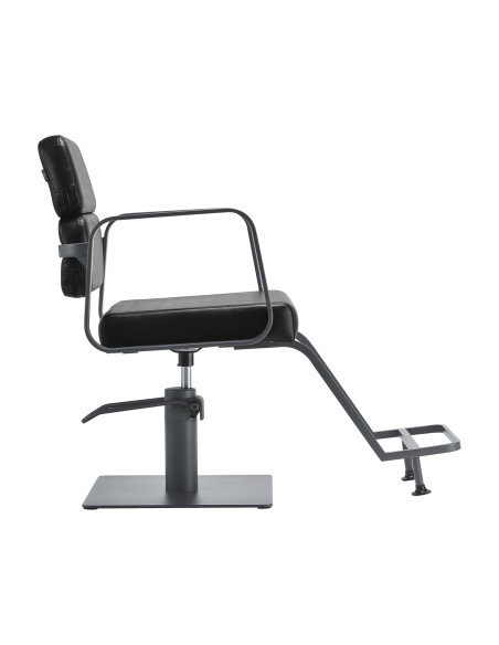 Gabbiano Styling chair Porto gray black