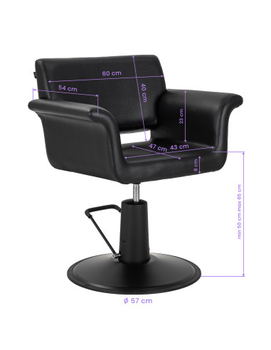 Gabbiano Lucca Styling chair black