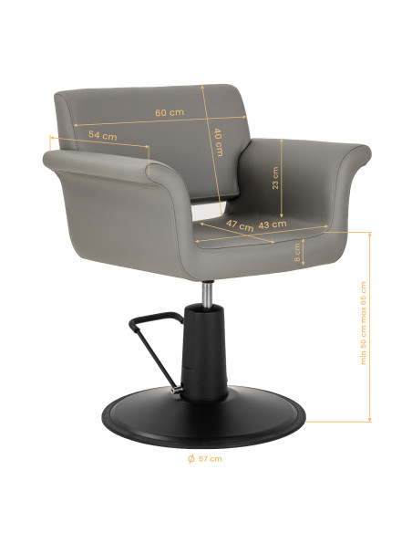 Gabbiano Lucca Styling chair grey
