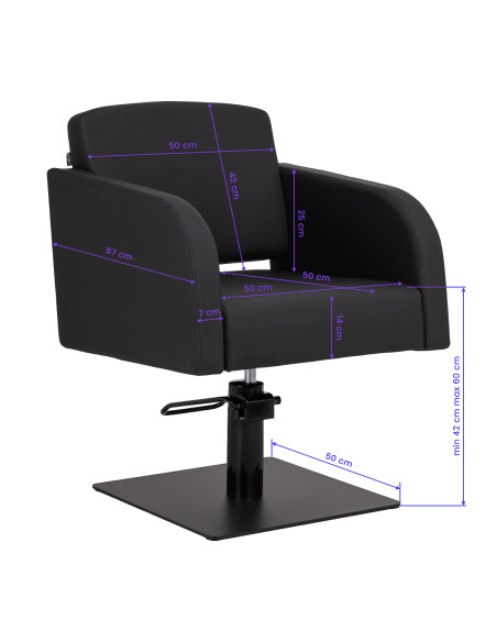 Gabbiano Elda Styling chair black