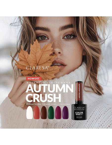 CLARESA HYBRID NAIL POLISH AUTUMN CRUSH 1 5G