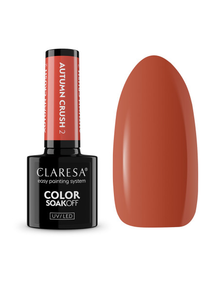 CLARESA HYBRID NAIL POLISH AUTUMN CRUSH 2 5G