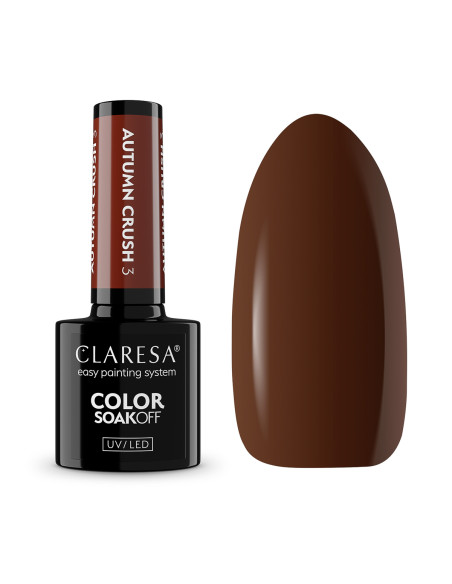 CLARESA HYBRID NAIL POLISH AUTUMN CRUSH 3 5G