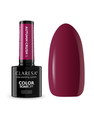 CLARESA HYBRID NAIL POLISH AUTUMN CRUSH 5 5G