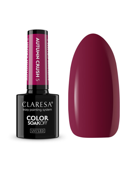 CLARESA HYBRID NAIL POLISH AUTUMN CRUSH 5 5G