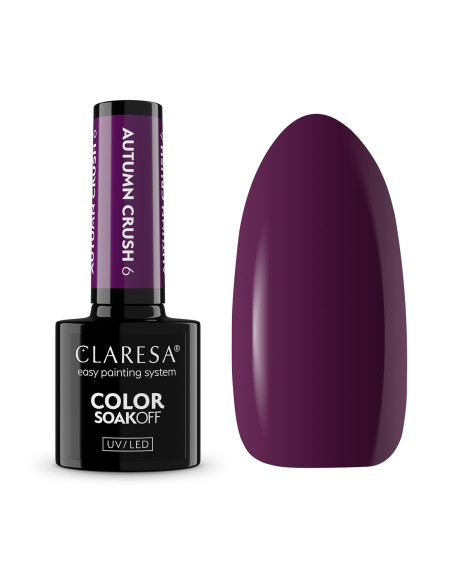 CLARESA HYBRID NAIL POLISH AUTUMN CRUSH 6 5G
