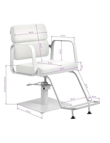 Gabbiano Styling chair Porto white white