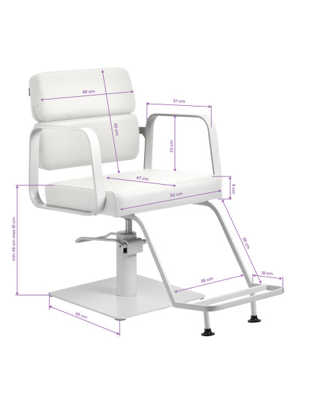 Gabbiano Styling chair Porto white white