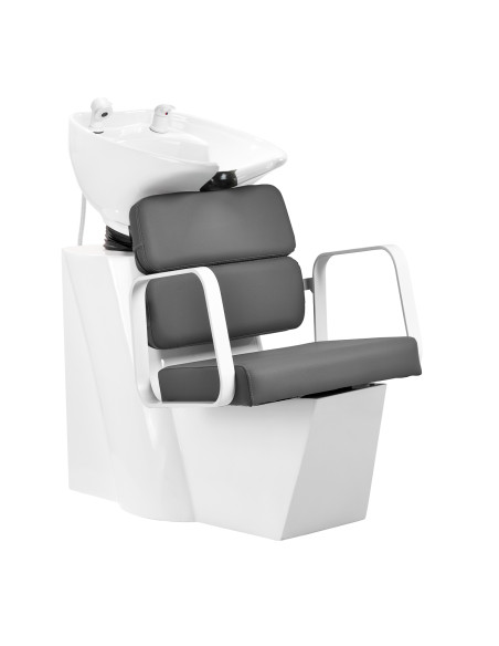 Gabbiano Porto hair wash unit white grey